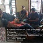 Babinsa Koramil 0201-04/MK Jalin Hubungan Yang Baik, Bersama Perangkat Kelurahan