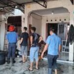 Wujud Kepedulian Terhadap Warga, Babinsa Serka Tresno Abadi Monitoring Kebakaran Rumah Di Wilayah Binaan