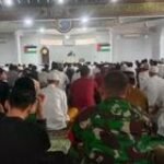 Babinsa Glugur Darat I Amankan Sholat Idul Adha 1446 H Bersama 900 Jamaah