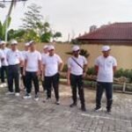 BABINSA KORAMIL 0201-07/MT SEBAGAI TIM JURI JALAN SANTAI HKBP TANJUNG SARI