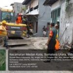 Babinsa Koramil 0201-04/MK Monitoring Pengorekan Parit Oleh Pihak Dinas SDBMBK UPT Kota Medan