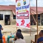 Polda Sumut Perbaiki Rumah Warga Miskin di Namorambe dalam Peringatan HUT Bhayangkara ke-79