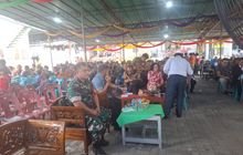 Babinsa Koramil 0201-16/TM Hadiri Ibadah Mingguan dan Acara Pembangunan Gereja di Desa Bangunsari