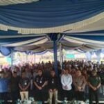 Dalam Rangka Mendukung Program Pemerintah. Danramil 0201-10/MM Hadiri Penyerahan Simbolis Bantuan Pangan Berupa Beras