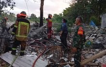 Babinsa Koramil 0201-05/MB Memonitor Peristiwa Kebakaran Di Jl. Adi Sucipto