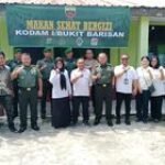 Babinsa Koramil 0201-04/MK.Sertu Warsino melaksanakan monitoring Makan Sehat Bergizi yang di dukung Kodam l/BB