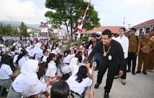 Gubernur Sumut Bobby Nasution Bersama Ketua PKK Kahiyang Ayu Tinjau Fasilitas SMA Negeri 1 Salak