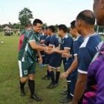 Laga Persahabatan Tim Pemprov Sumut dan Tim Lantamal I Belawan Berakhir Imbang 2-2