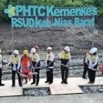 Tingkatkan Layanan Kesehatan Daerah Terpencil, Wagub Sumut Bersama Menkes Groundbreaking RSUD Pratama Nias Barat