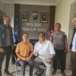 Ketua Pewarta Silaturahmi ke Polsek Pancurbatu di Terima Kanit Reskrim Iptu Elya Karo Karo