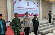 Babinsa Koramil 0201-16/TM Hadiri Pengukuhan Paskibra Desa Bandar Labuhan