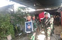 Danramil 0201-02/MT Hadiri Upacara Persemayaman dan Pemakaman Militer Alm. Kapten Purn Benediktus Nadeak