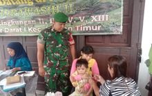 Babinsa Glugur Darat I Monitor Posyandu Cendrawasih II untuk Pantau Kesehatan Balita
