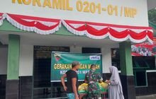 Koramil 0201-01/MP menggelar, Gerakan pangan murah menjelang Hari Ulang Tahun (HUT) Republik Indonesia (RI) ke-80