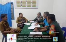 Babinsa Serka Arifin Barus Jalin Sinergi dengan PPL dan Aparatur Desa Lantasan Baru, Dorong Swasembada Pangan