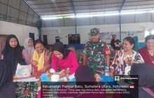 Peduli Kesehatan Anak dan Lansia, Babinsa Koramil 0201-14/PB Dampingi Kegiatan Posyandu di Desa Binaan