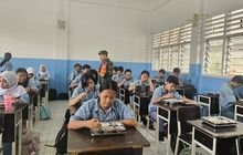 Babinsa Dampingi Distribusi Makan Sehat Bergizi di Medan Timur