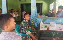 Babinsa Koramil 0201-14/PB Serka Dermawan Laksanakan Komsos di Desa Cinta Rakyat