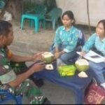 Babinsa Koramil 12/HP Serka Zulkarnain Beri Edukasi dan Motivasi Siswi yang Ingin Jadi Kowad