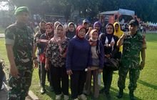 Babinsa Koramil 0201-02/MT Ajak Warga Ikuti Baksos Kesehatan dan Pembagian Sembako HUT TNI ke-80