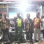 Koramil 0201-09/MB Lakukan Pos Kamling Bersama FKPPI Beri Rasa Aman Warga Masyarakat Belawan