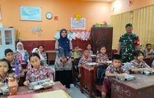 Babinsa Koramil 0201-02/MT Dampingi Pembagian Makan Bergizi Gratis di Kecamatan Medan Timur