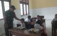 Koramil 0201-02/MT Dampingi Distribusi Makan Bergizi Gratis untuk Ribuan Siswa dan Warga Medan Timur