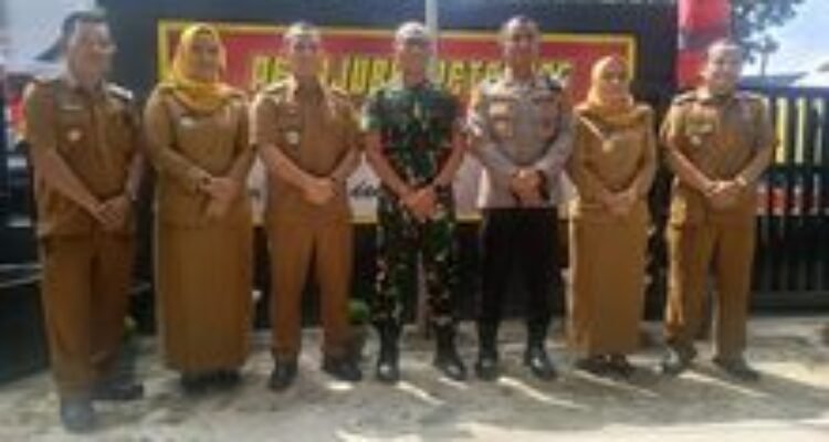 Kapolsek dan Muspika Kecamatan Medan Sunggal Sambangi Koramil 0201-06/MS, Berikan Ucapan Selamat HUT TNI ke-80