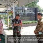 Babinsa Koordinasi dengan Pihak Sekolah Antisipasi Tawuran Pelajar di SMA Negeri 1 Deli Tua