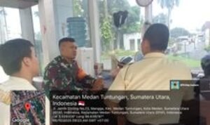 Babinsa Koramil 0201-07/MT jalin silaturahmi dengan petugas keamanan Perumahan Royal Sumatra