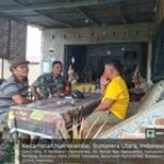 Babinsa Koramil 0201-14/PB jalin silaturahmi dengan warga Desa Namo Landur