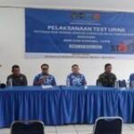 Lapas Pancur Batu sinergi dengan BNN dan Koramil 14 Gelar Tes Urine Petugas dan Warga Binaan : Semua Petugas dan WBP Negatif Narkoba