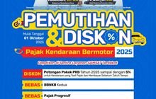 Bebas Denda, Diskon Hingga 5%: Pemutihan Pajak Kendaraan Bermotor Sumut Mulai 1 Oktober