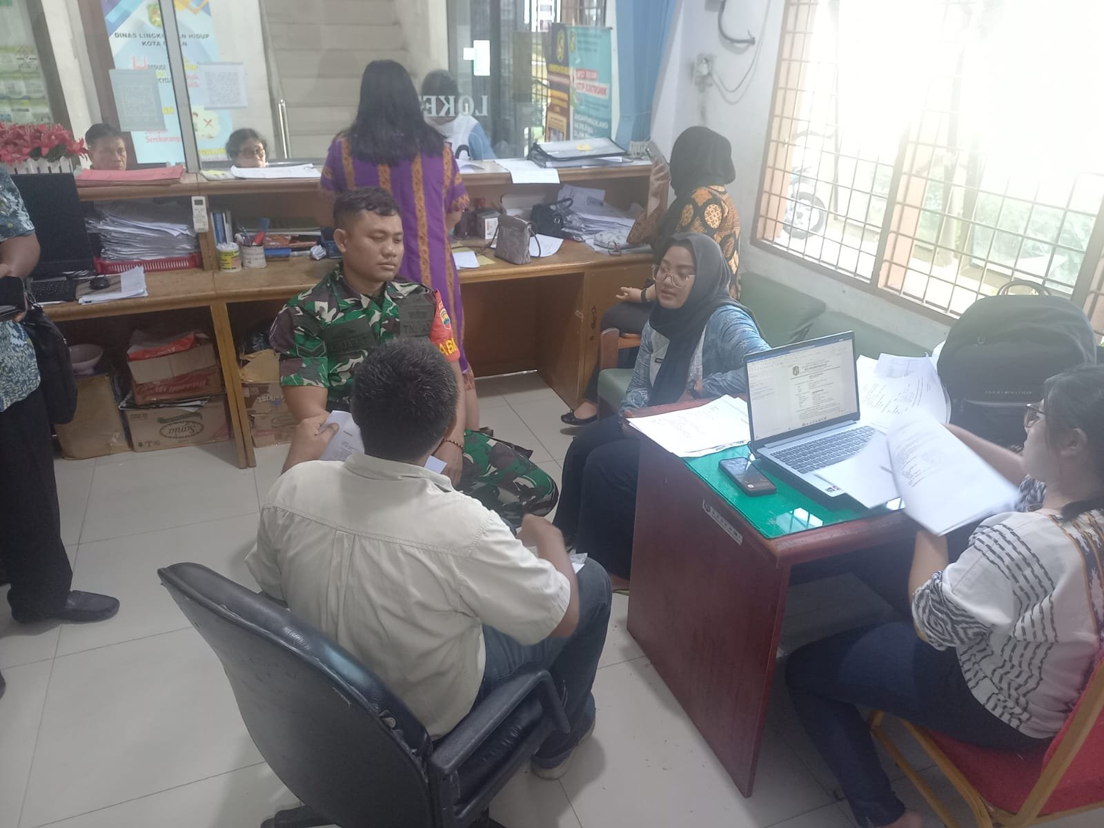 Babinsa Sertu J SIjabat