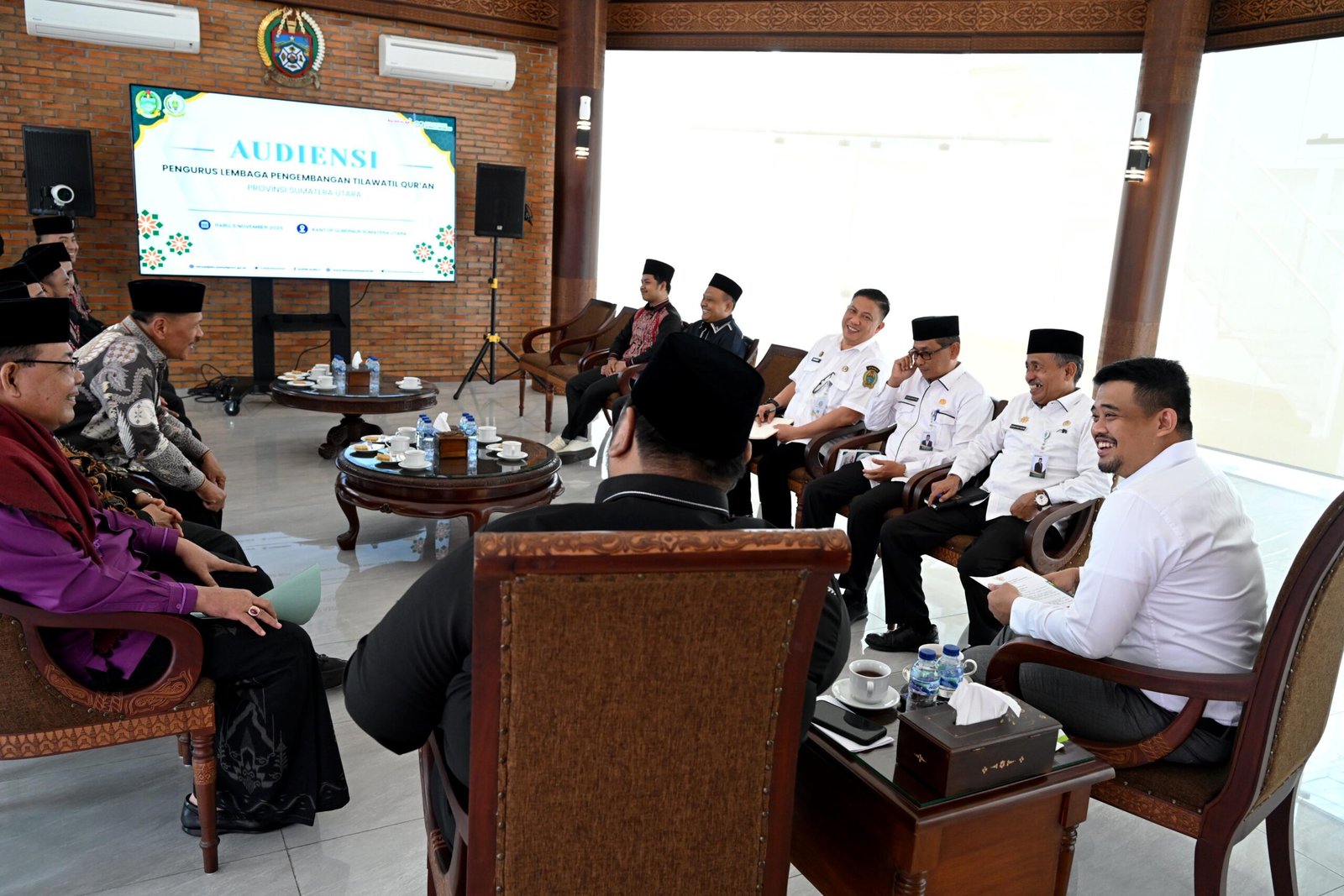 GUBSU TERIMA AUDIENSI LPTQ 05