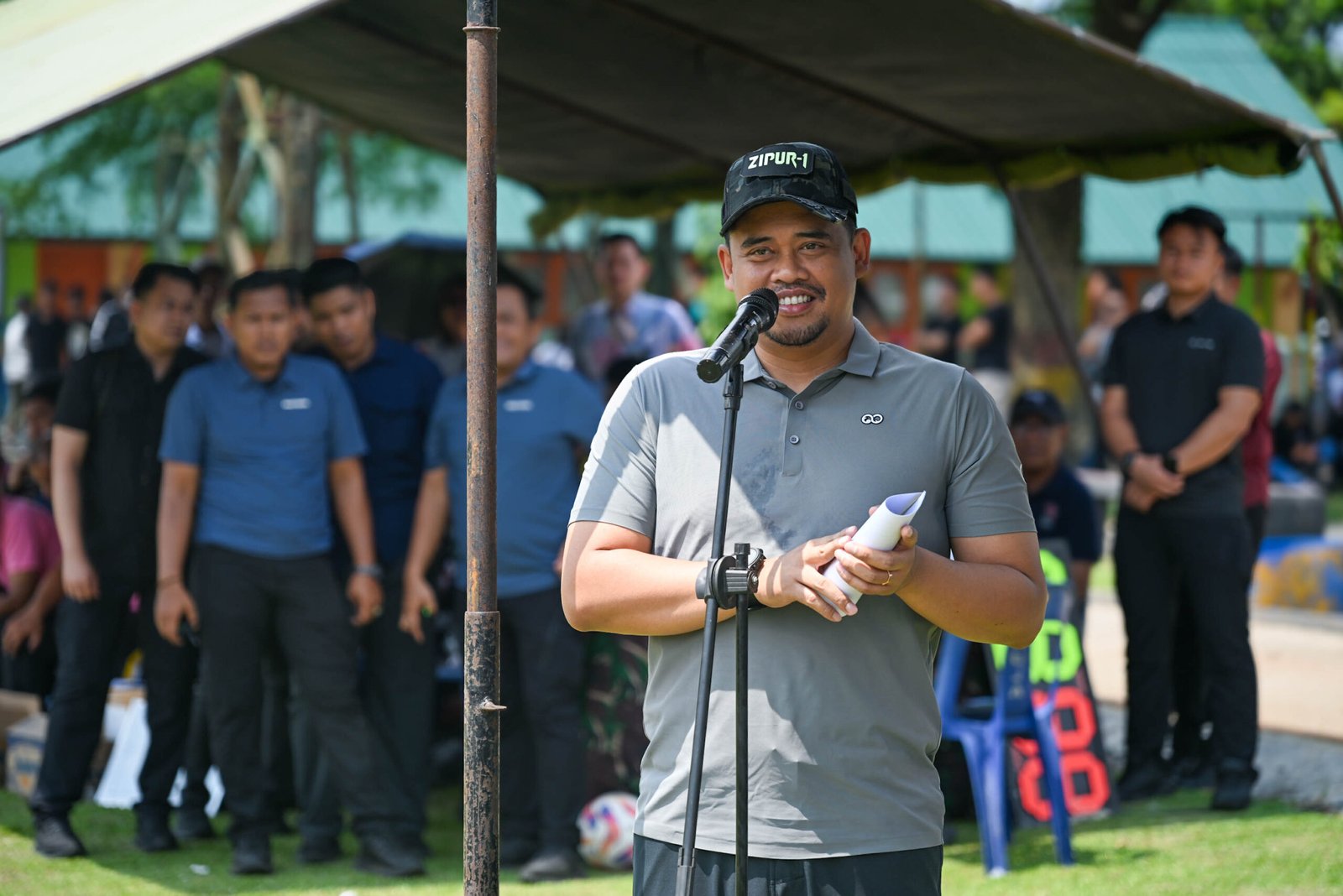 Gubsu membuka Liga 4 Piala Gubernur Sumut 3.jpg