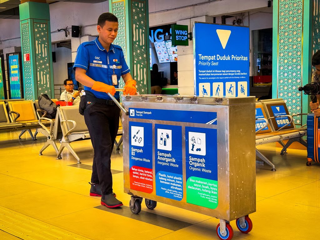 Mulai dari Stasiun Pasar Senen, KAI Daop 1 Jakarta Bangun Budaya Pilah Sampah Bersama Pelanggan