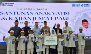 BRI Region 6 Berkolaborasi dengan YBM BRI Jakarta Berbagi Kebahagiaan melalui Santunan Anak Yatim Piatu di Bulan Muharam (1)