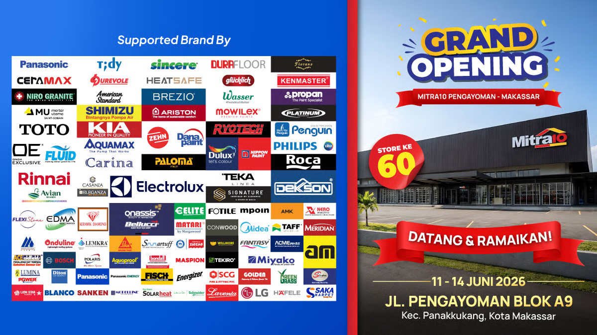 Grand Opening Mitra10 Pengayoman Makassar