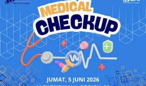 SP BRI Region 6 Gelar MCU untuk 100 Pekerja