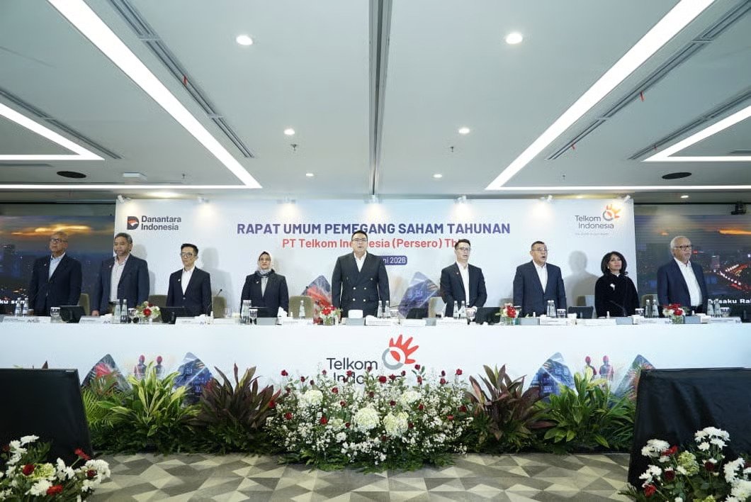Tebar Dividen Jumbo, RUPST Telkom Pertahankan Jajaran Direksi.jpg
