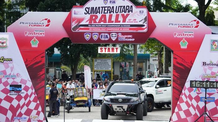 PTPN IV PalmCo Fasilitasi Lintasan APRC 2026. Foto dokumentasi PTPN III